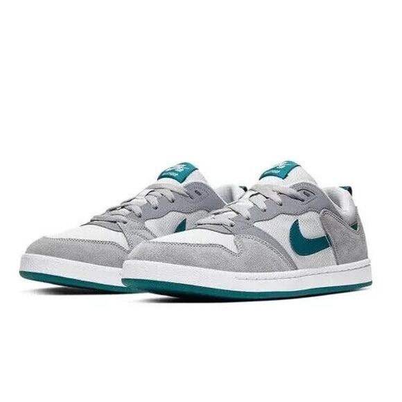 Nike Men’s Alleyoop SB Particle Gray Geode Teal - CJ0882-003 New Choose Size - Picture 1 of 8